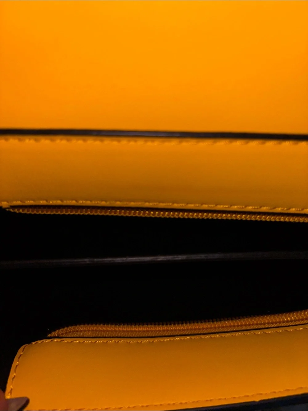 Yellow Multi-Color Snake-Print Top-Handle Bag